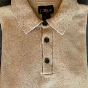 Men’s J. Crew Wool Polo Sweater